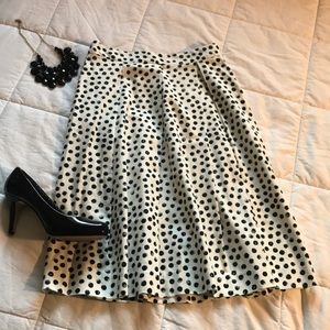 Super cute full polka dot skirt